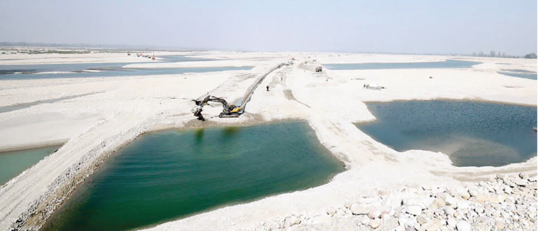 कञ्चनपुरको दोधारा चाँदनी सुुक्खा बन्दरगाह निर्माणको प्रारम्भिक काम सम्पन्न