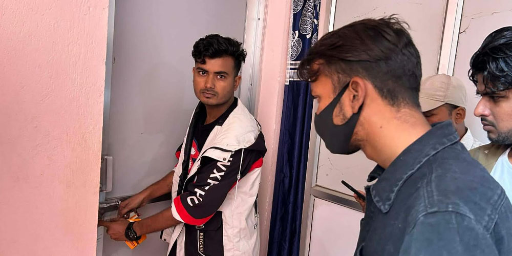 जेनजीको एक समूहद्वारा नेपाल खानेपानी संस्थान राजविराजमा तालाबन्दी