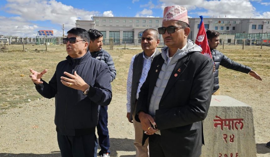 कोरोला नाका स्तरोन्नतिकालागि अध्यक्ष ढकालको आग्रह