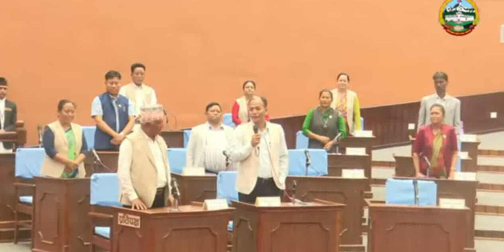बजेटमा विमति भएपछि लुम्बिनी सभाको बैठक स्थगित