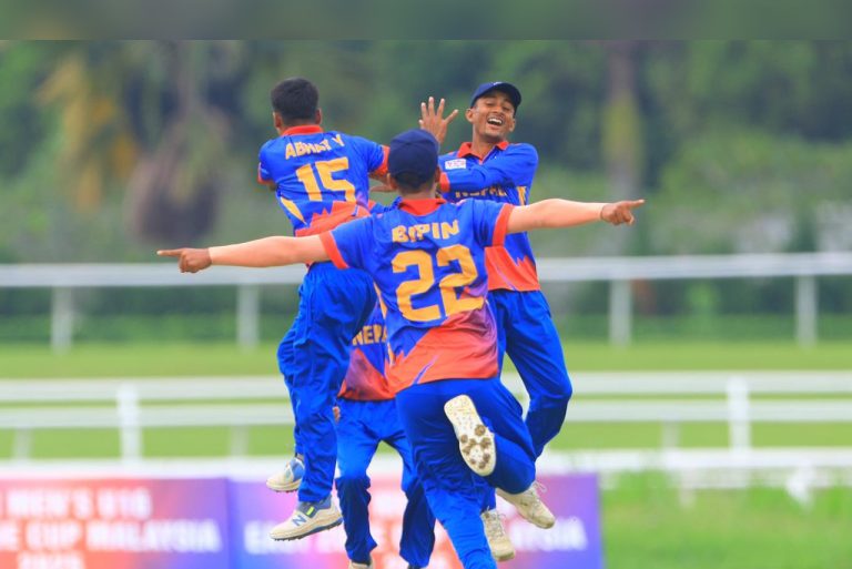 एसीसी यू–१६ इस्ट जोन कपको उपाधि नेपाललाई, सिंगापुरलाई २ विकेटले पराजित