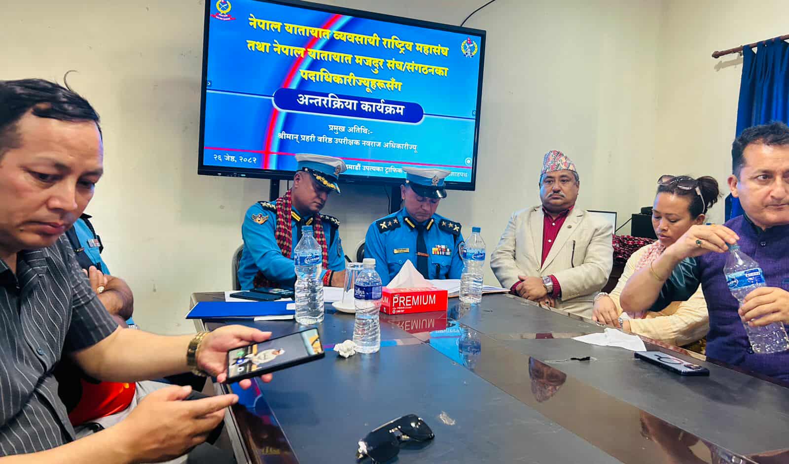 उपत्यकाको ट्राफिक व्यवस्थापनका लागि  १६ बुँदे साझा प्रस्ताव प्रस्तुत